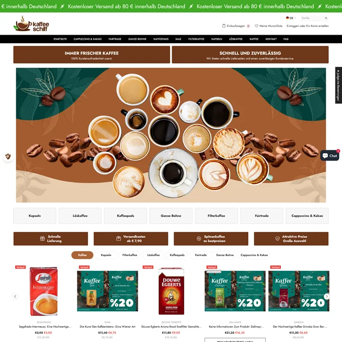Featured image for Kaffeeschiff.de